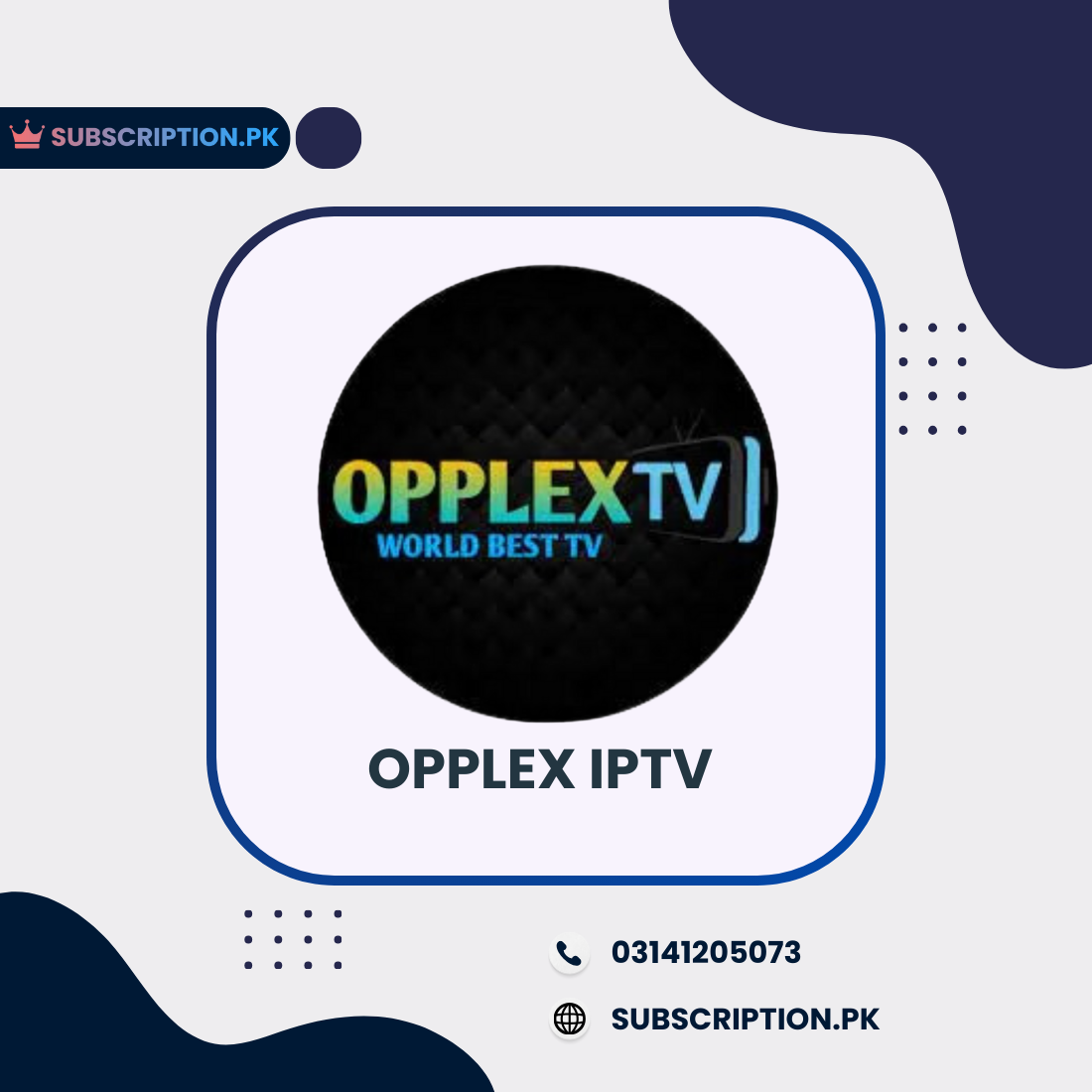Opplex IPTV 1 Month