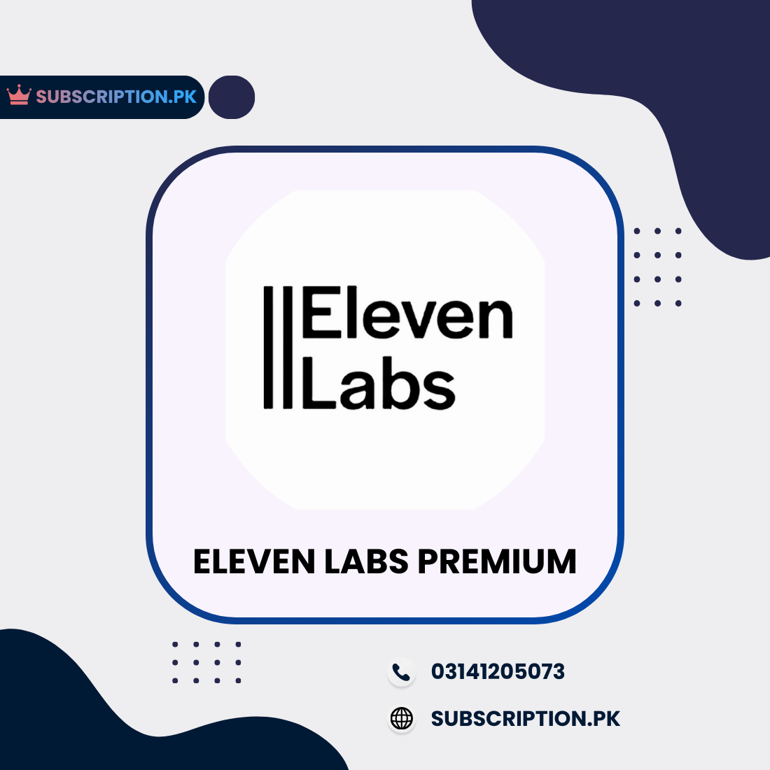 Eleven Labs Subscription 1 Month