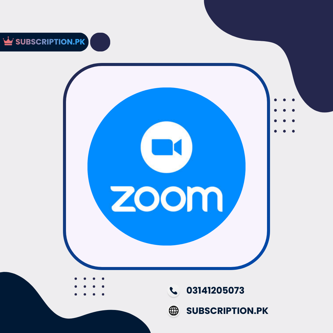 Zoom Pro 100 Participants 1 Month